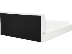 Seng Boucle VINAY 180 x 200 cm Hvid