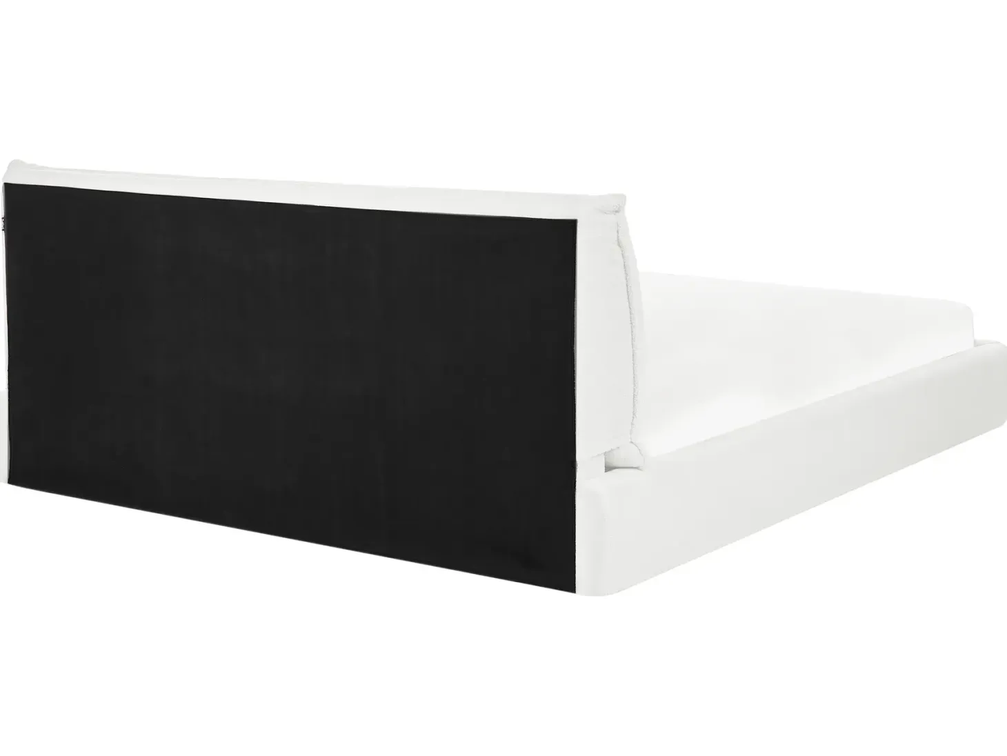 Seng Boucle VINAY 180 x 200 cm Hvid