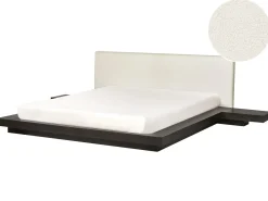 Seng Boucle ZEN 180 x 200 cm Mørk ask