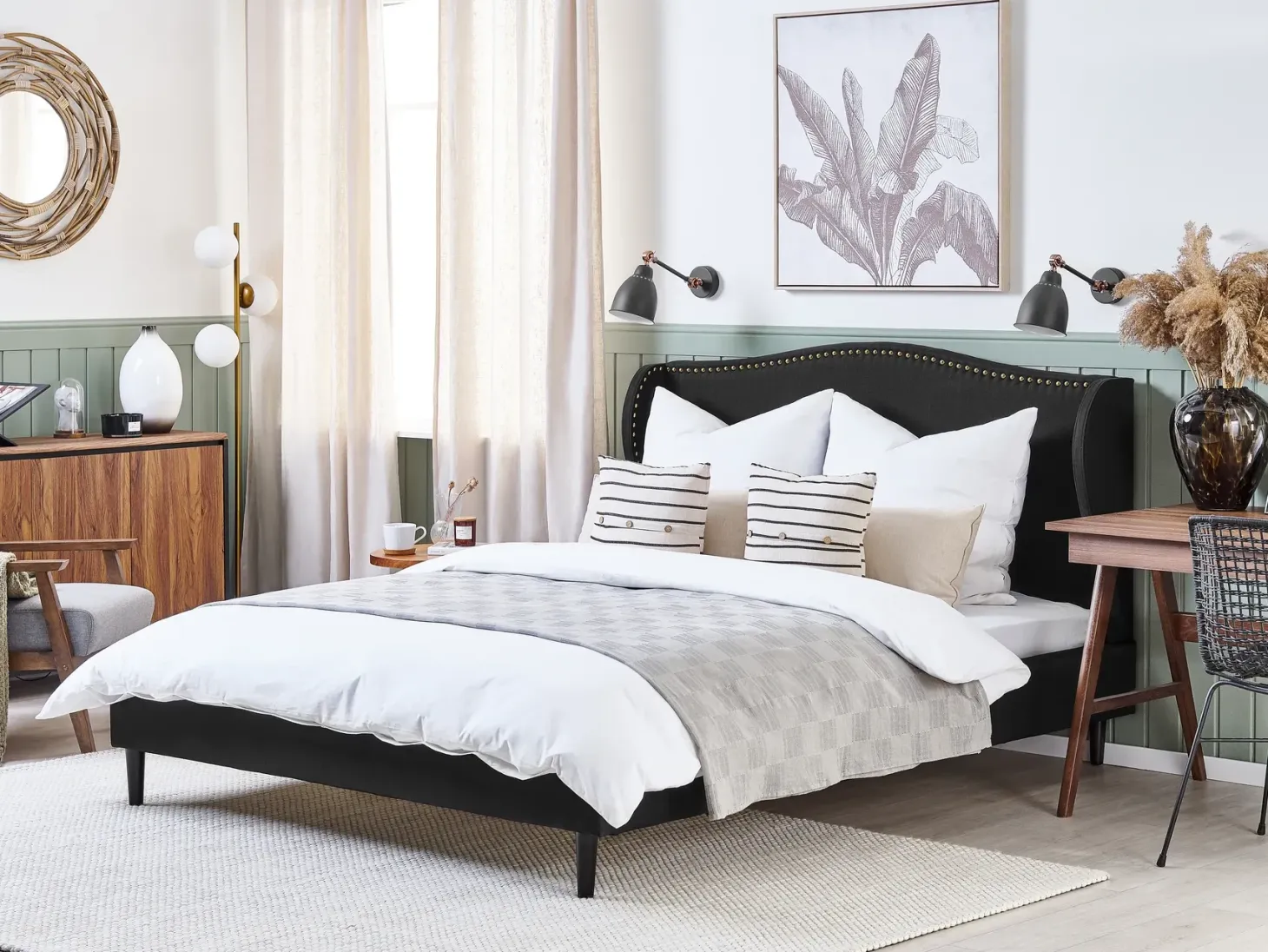 Seng COLMAR 180 x 200 cm Sort