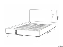 Sengekappe FITOU 120 x 200 cm Beige