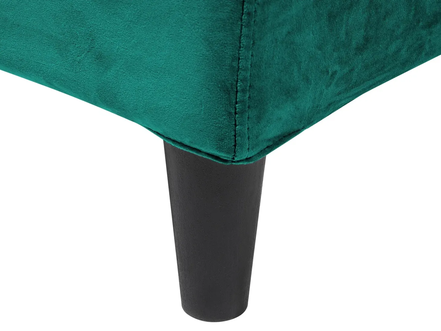 Sengekappe Velour FITOU 180 x 200 cm Smaragdgrøn