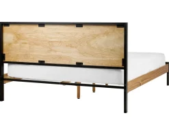 Seng ERVILLERS 160 x 200 cm Naturlig akacie