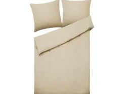 Sengetøj AVONDALE Bomulds-satin 155 x 220 cm Beige
