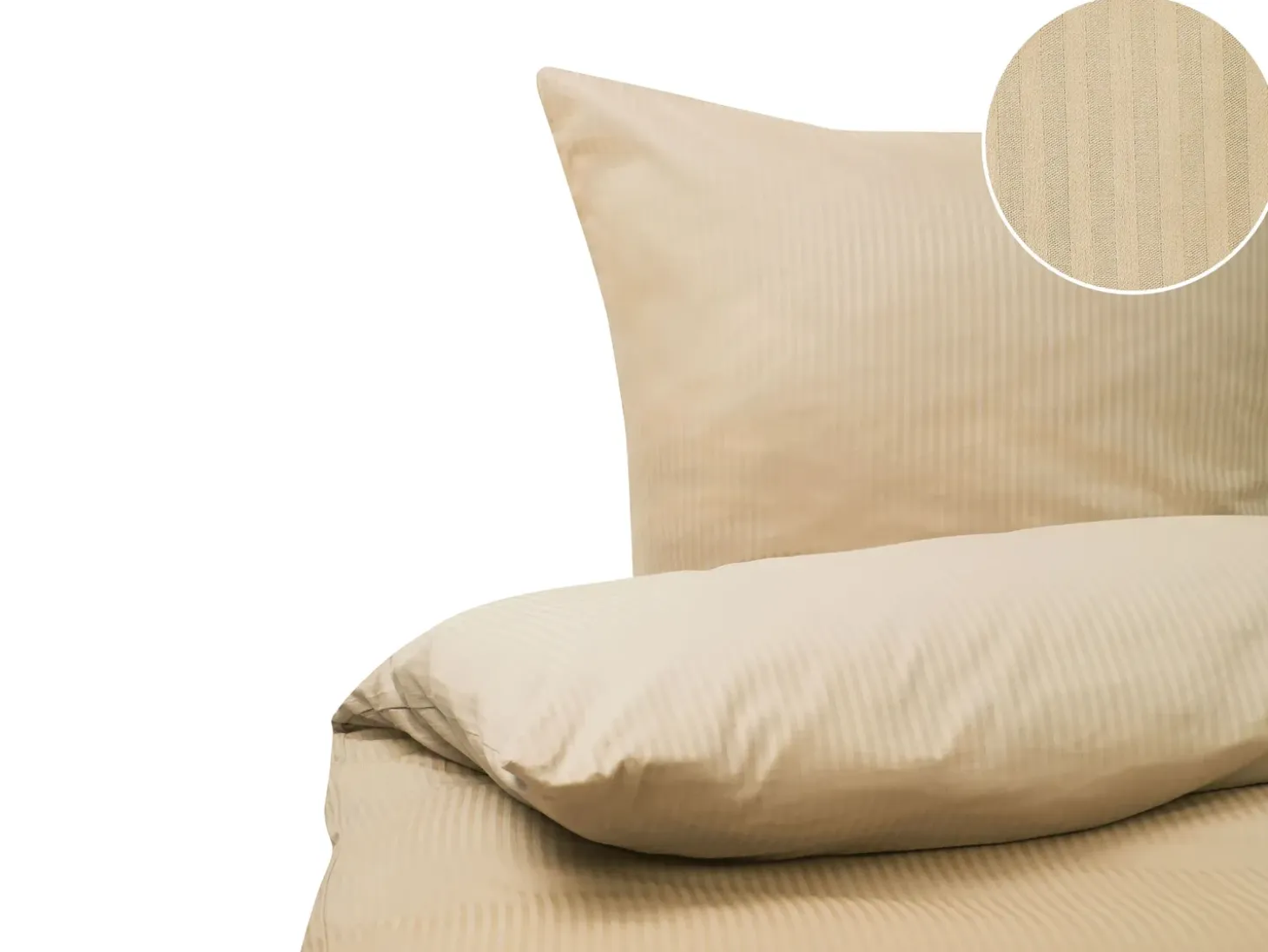 Sengetøj AVONDALE Bomulds-satin 155 x 220 cm Beige
