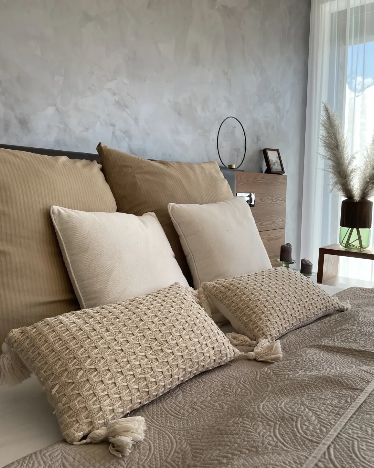 Sengetøj AVONDALE Bomulds-satin 155 x 220 cm Beige
