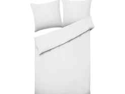 Sengetøj AVONDALE Bomulds-satin 155 x 220 cm Hvid