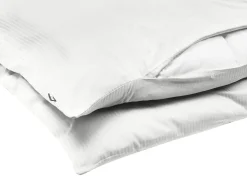 Sengetøj AVONDALE Bomulds-satin 155 x 220 cm Hvid