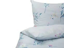 Sengetøj EVERGREEN Bomulds-satin 220 x 240 cm Himmelblå