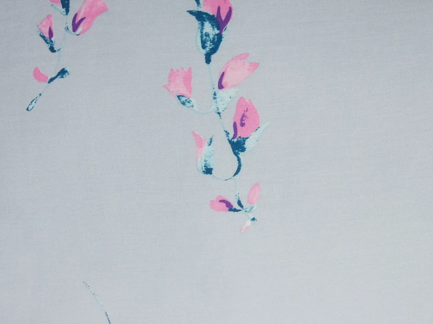 Sengetøj EVERGREEN Bomulds-satin 135 x 200 cm Himmelblå