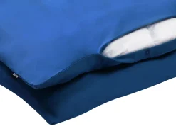 Sengetøj HARMONRIDGE Bomulds-satin 135 x 200 cm Mørkeblå