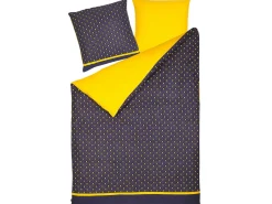 Sengetøj WALLINGFORD Bomulds-satin 135 x 200 cm Blå