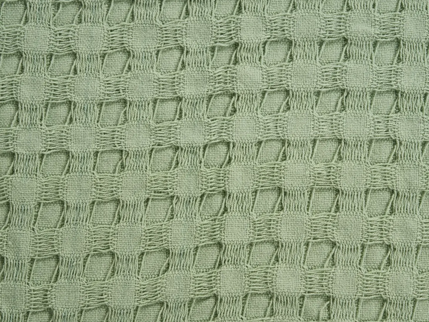 Sengetæppe BERE Bomuld 220 x 240 cm Grøn