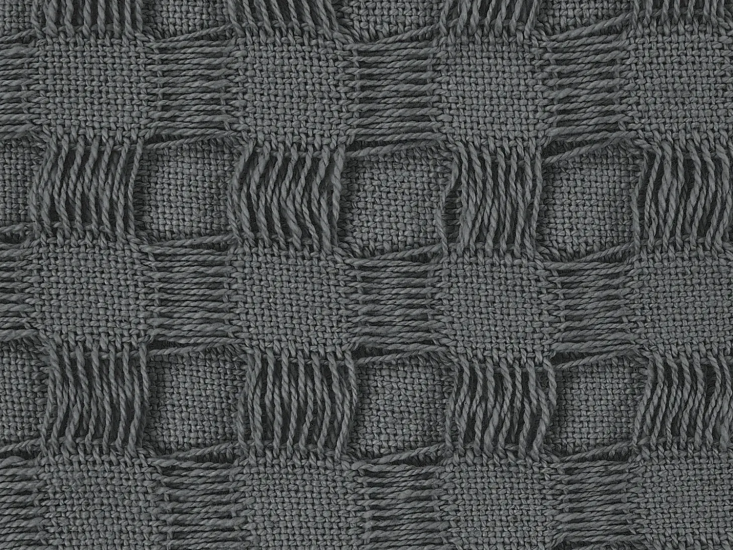Sengetæppe BERE Bomuld 150 x 200 cm Mørkegrå