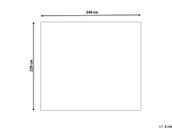 Sengetæppe HATTON Bomuld 220 x 240 cm Pastellrosa