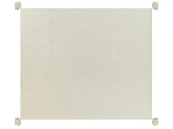 Sengetæppe KAZY Bomuld 220 x 240 cm Beige