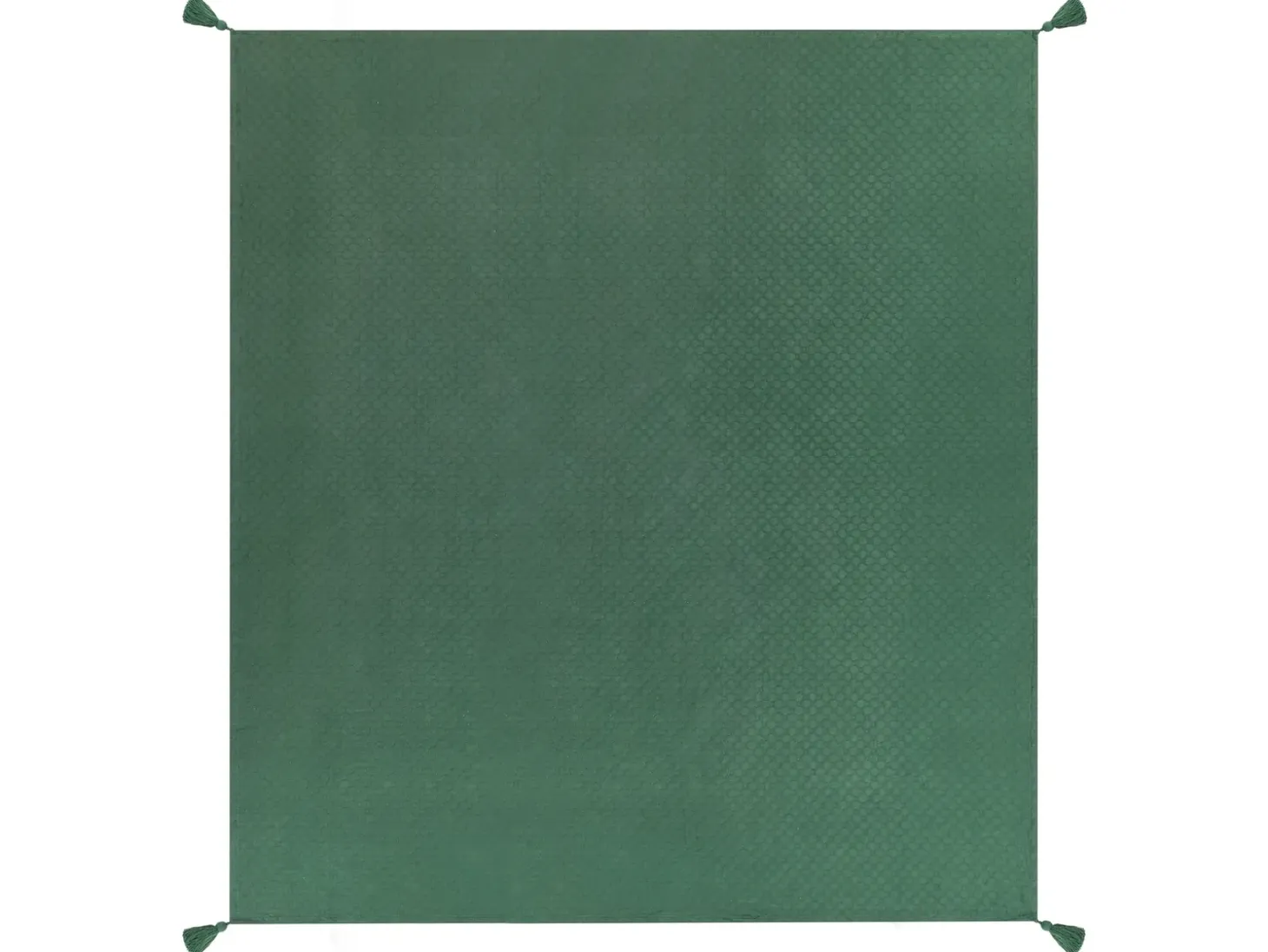Sengetæppe LINDULA Bomuld 200 x 220 cm Grøn
