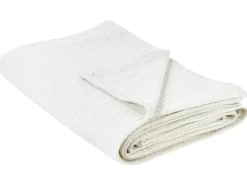 Sengetæppe RAGALA Bomuld 220 x 240 cm Lys Beige