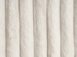 Sengetæppe RAKYA Kunstig pels 150 x 200 cm Lys Beige