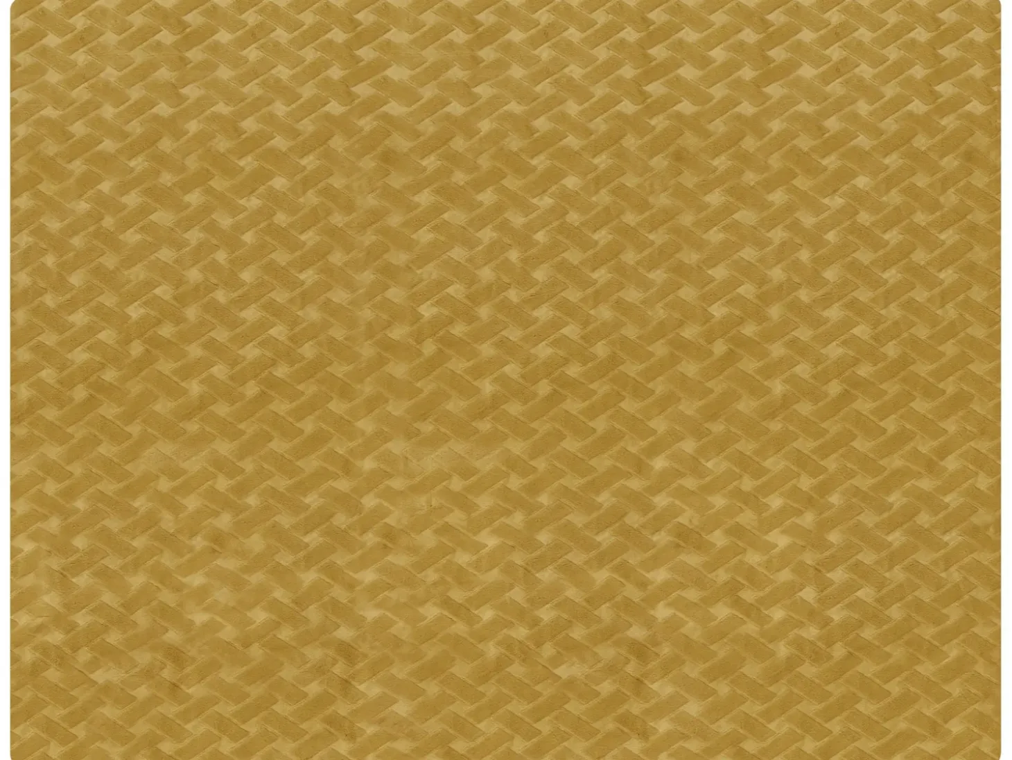Sengetæppe SITAPUR Kunstig pels 150 x 200 cm Sennepsgul