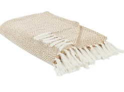 Sengetæppe TOUTLI Bomuld 200 x 220 cm Beige