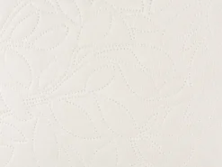 Sengetæppe med Pyntepuder RUDKHAN 160 x 220 cm Cremehvid
