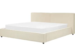 Seng Fløjl LINARDS 180 x 200 cm Beige