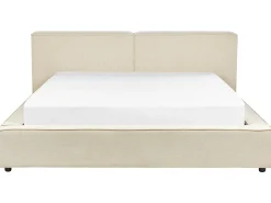 Seng Fløjl LINARDS 180 x 200 cm Beige