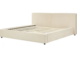 Seng Fløjl LINARDS 180 x 200 cm Beige
