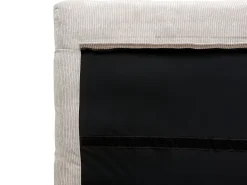 Seng Fløjl MELLE 180 x 200 cm Brungrå