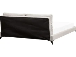 Seng Fløjl MELLE 180 x 200 cm Lys Beige