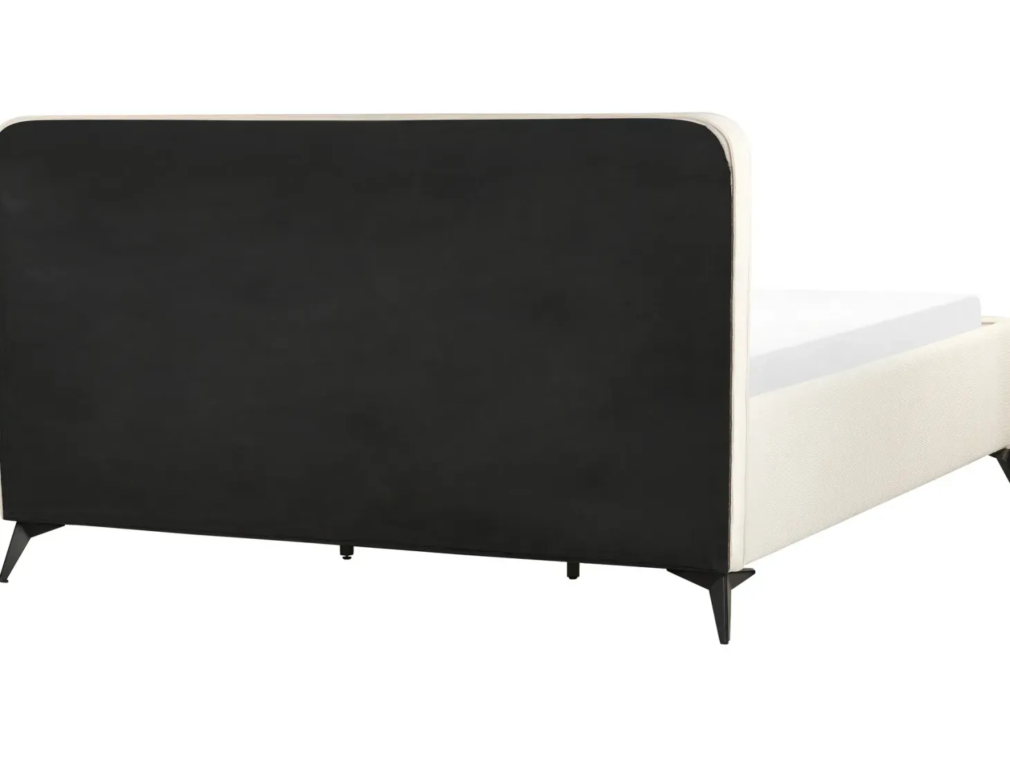 Seng Fløjl VALOGNES 180 x 200 cm Lys Beige