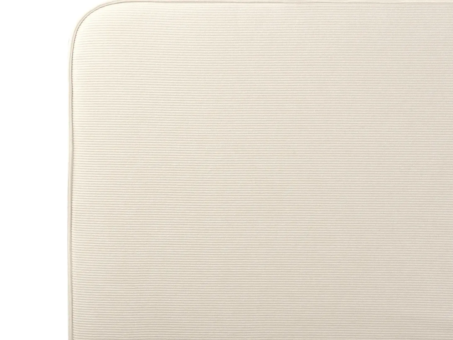 Seng Fløjl VALOGNES 180 x 200 cm Lys Beige