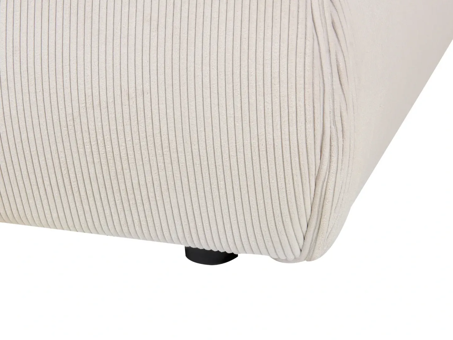 Seng Fløjl VINAY 180 x 200 cm Lys Beige