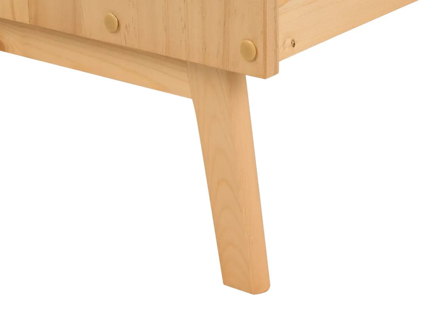 Seng Fyretræ BONNAC 90 x 200 cm Lysebrun