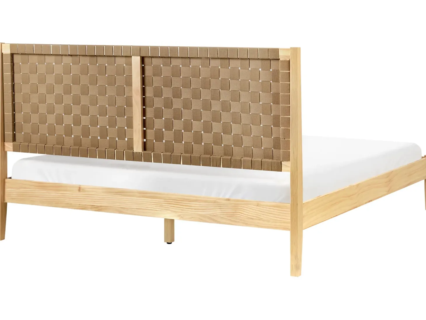 Seng Fyretræ BRUNEMONT 180 x 200 cm Lysebrun