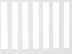 Seng Fyretræ CASTRES 180 x 200 cm Hvid