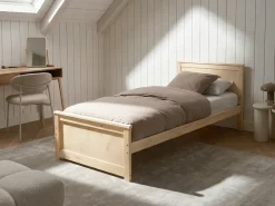 Seng Fyretræ DAUPHIN 90 x 200 cm Lysebrun