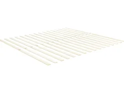 Seng Fyretræ FLORAC 180 x 200 cm Hvid