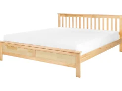 Seng Fyretræ MAYENNE 180 x 200 cm Lysebrun