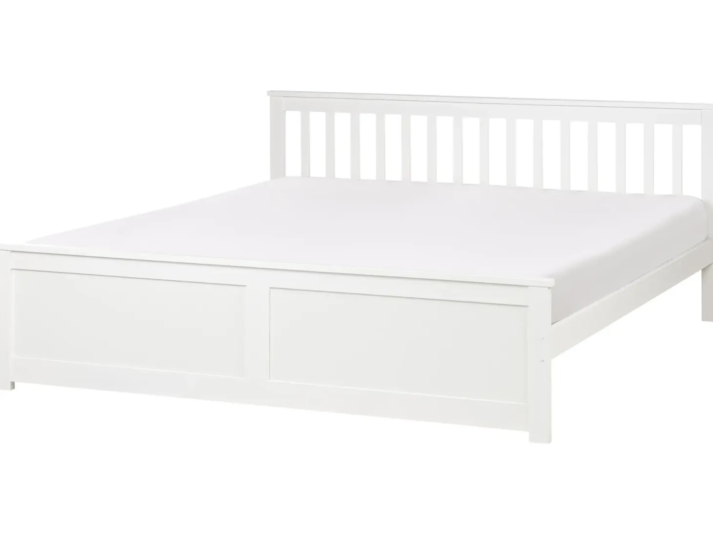 Seng Fyretræ OLENDON 180 x 200 cm Hvid