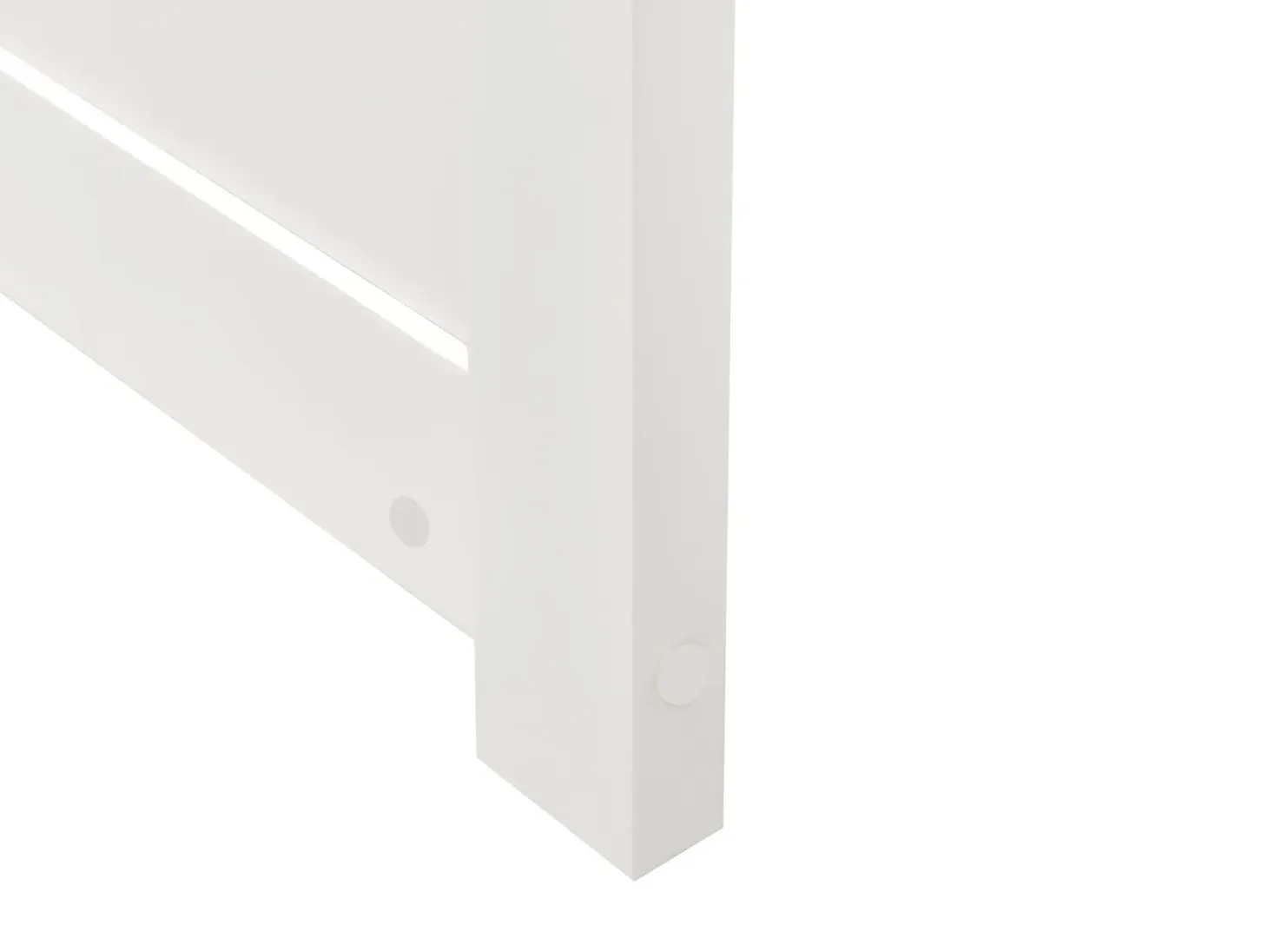 Seng Fyretræ OLENDON 180 x 200 cm Hvid