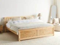 Seng Fyretræ OLENDON 160 x 200 cm Lysebrun