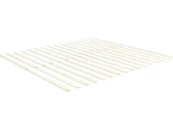 Seng Fyretræ TANNAY 160 x 200 cm Hvid