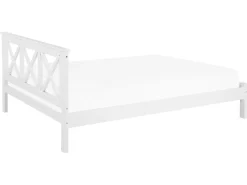 Seng Fyretræ TANNAY 160 x 200 cm Hvid