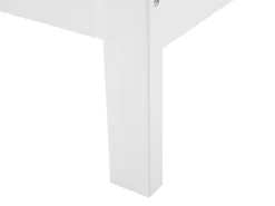 Seng Fyretræ TANNAY 160 x 200 cm Hvid