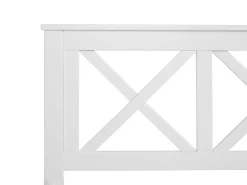 Seng Fyretræ TANNAY 160 x 200 cm Hvid