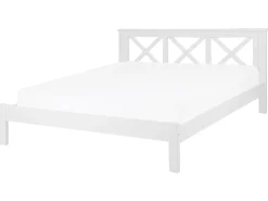 Seng Fyretræ TANNAY 160 x 200 cm Hvid
