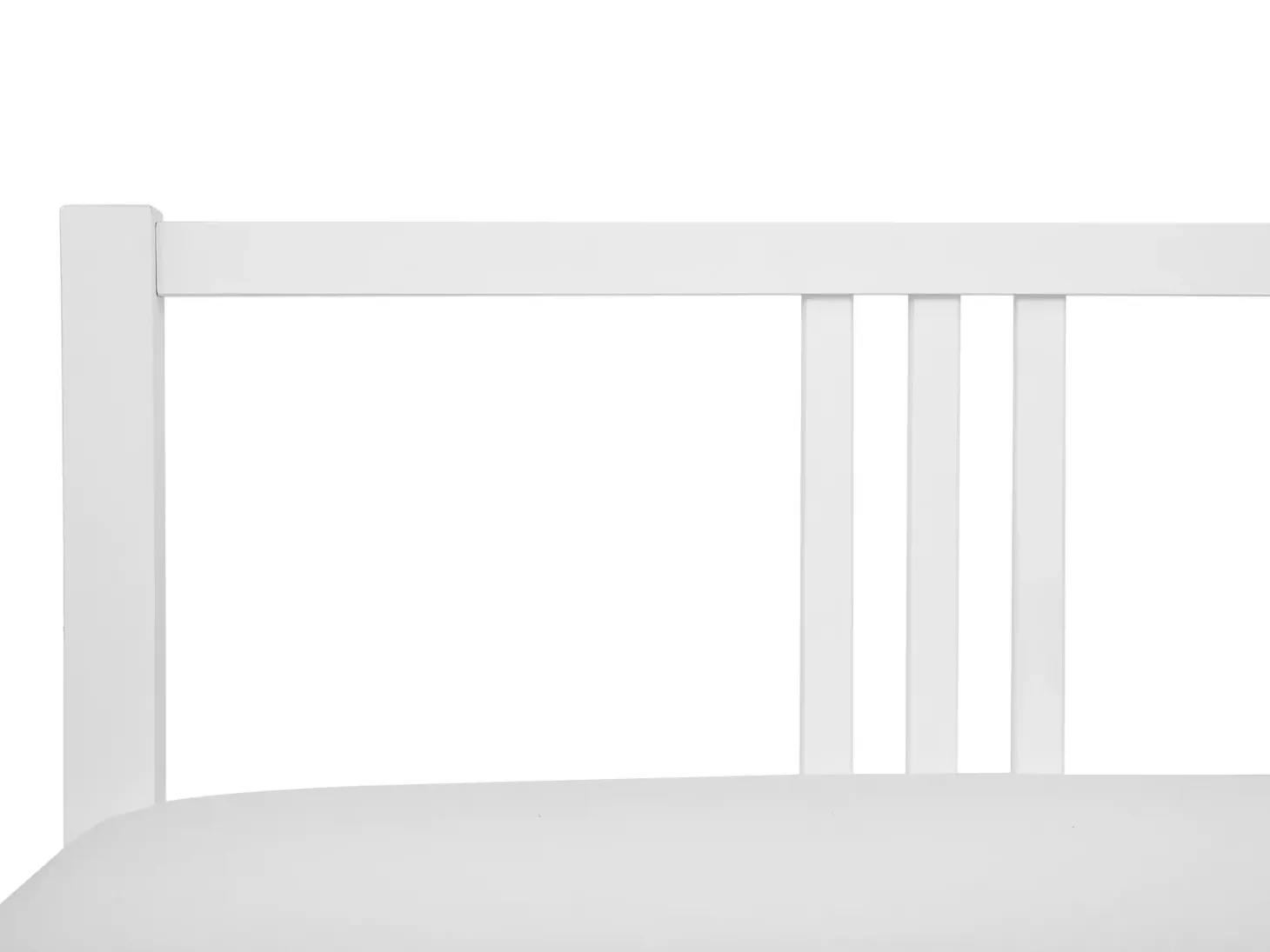 Seng Fyretræ VANNES 180 x 200 cm Hvid