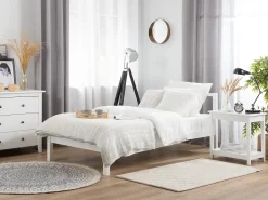 Seng Fyretræ VANNES 90 x 200 cm Hvid